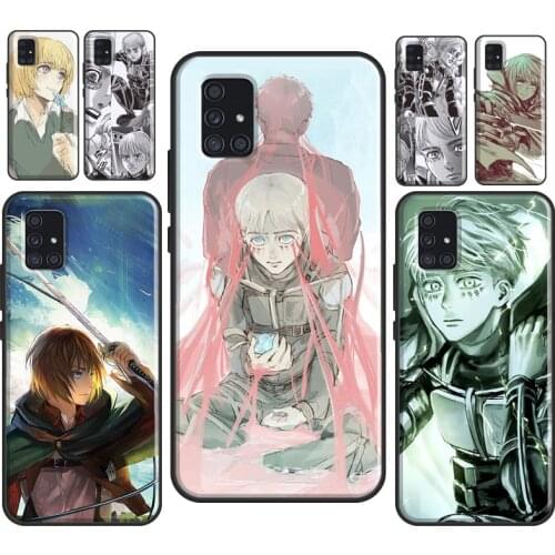 Armin Arlert Attack on Titan For Samsung A31 A51 A71 A11 M21 M31 Case For Galaxy A70 A50 A40 A10 A30 A20e A21S Cover