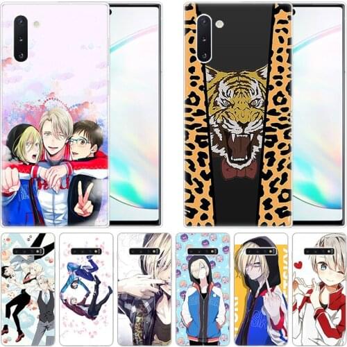 Anime YURI on ICE luxury Silicone Case for Samsung Galaxy Note 10 Pro 9 8 5 M30S M40 S10E S10 5G S9 S8 Plus S7 S6 Edge S5 Cover