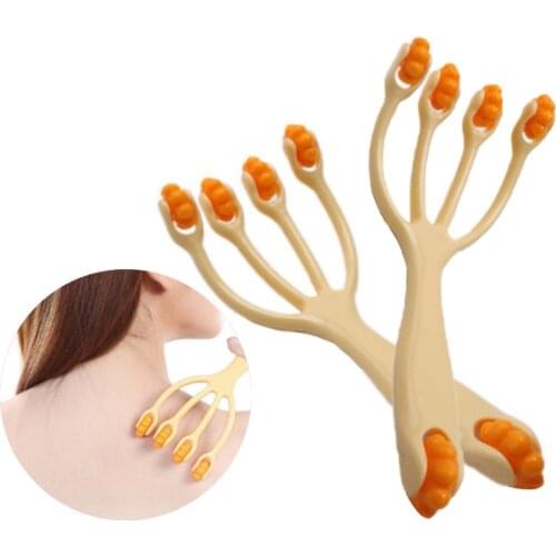 Four Wheel Ball Point Rolling Manual Massage for Waist, Back, Neck and Leg Head Massage for Beauty and Slimming Spa Salon