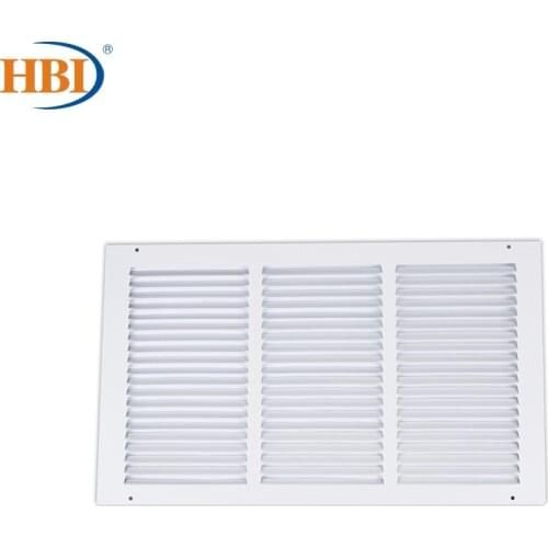 HBI 10PCS W18"xH10" Steel White Finished Return Air Grilles Ceiling Air Vent Ceiling Duct Cover Air Register Ventilation Grilles