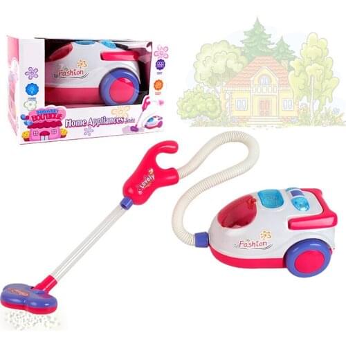 Girls Play House Toys Simulation Children With Vacuum Cleaner Tool Hygiene Appliances Cleaners Furniture Play Educational TY0147