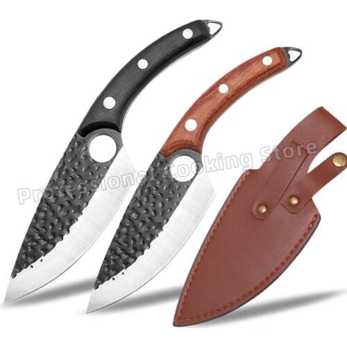Hand-forged boning knife stainless steel meat cleaver fish slicing knife butcher knife kitchen cooking knife