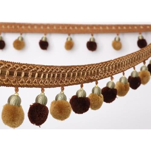 Lace curtains / decorative Bayberry ball / hanging ear / lob tassel accessories / lace