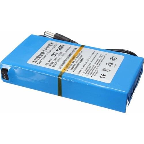 Gtf 6800 lithium mahon rechargeable high-capacity battery power charger ac ue / eua plugues rechargeable battery for cctv camera