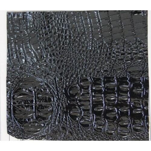 Metal crocodile pattern leather oil leather crocodile PVC leather fabric