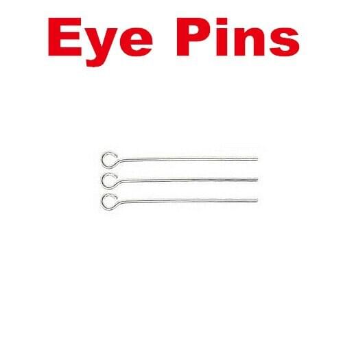 Min Order 5$) DIY Silver Plated eye Pins Jewelry Findings for jewelry making(50G/lot)