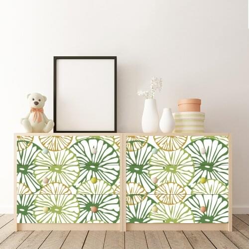 Nordic tropical Flower minimalist style 3D multi-purpose sticker Waterproof non-slip wear-resistant wall stickers PVC stickers