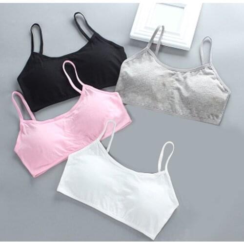 Teenage Girl Bra Seamless Bralette Full Cup Cotton Underwear Sleep Bra Tube Top Women Lingerie Female Intimates Push Up