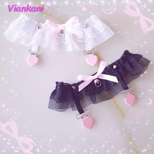 1pc Women Girl Sexy Lingerie Leg Garter Belt Harajuku Lolita Cosplay Party Thigh Ring Kawaii Lace Garter Exotic Accessories