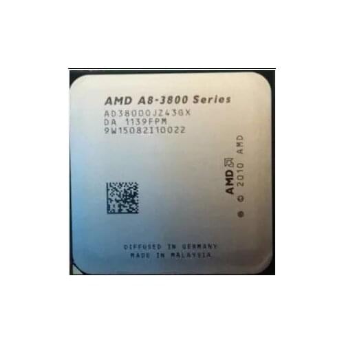 AMD A8 3800 a8 3800 Quad-Core FM1 2.4GHz 4MB 65W CPU processor pieces A8-3800 APU Integrated graphics