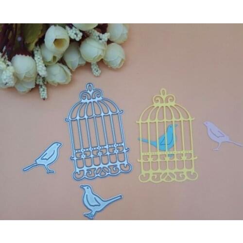 Bird birdcage Wedding Love Cutting Die Punch for Scrapbook Scrapbooking PAPER CRAFT card album knife mold art cutter stencils