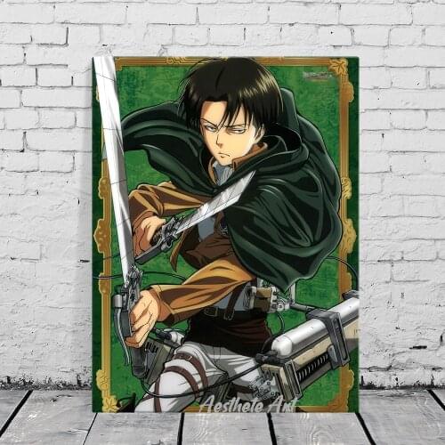 Rivai Akkaman Attack on Titan Anime Manga Home Decor Canvas Poster Print Decoration Art Wall Picture Living Room Painting