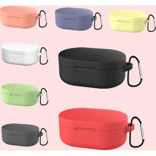 For Redmi Airdots Air dots Silicone Protective Case For Redmi AirDots Earphone Headset Charging Box Cover Skin Anti-lost HooK