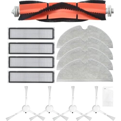 For Dreame D9 Robot Vacuum Cleaner Replacement Accessories Main Brush Side Brush HEPA Filter Mop Cloth Spare Parts