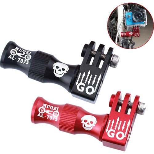 Bicycle Wheel Hub Bracket Holder Connector M5 Quick Release Axis Camera Mount Aluminum Alloy Tripod Holder Clamp for GoPro