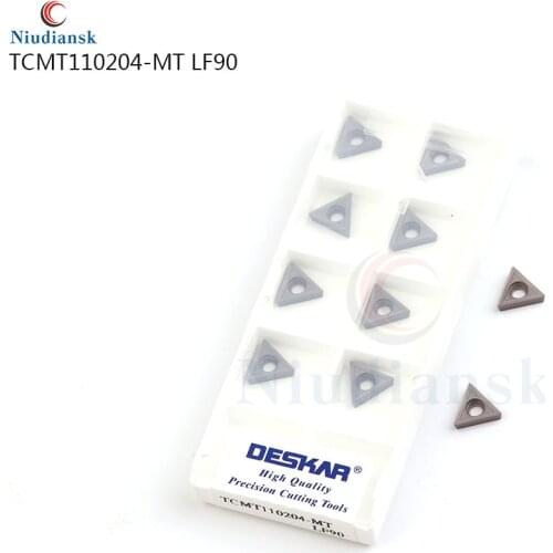 High quality TCMT110204-MT LF90 cermet material Turning inserts CNC metal lathe tools Carbide inserts Suitable for steel cutting