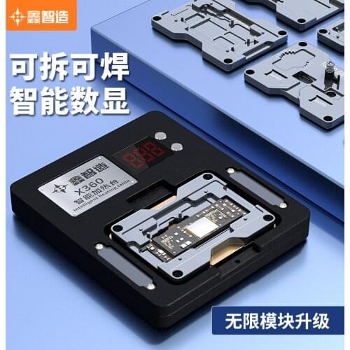 X360 Support iPhone X-12PROMAX middle layer tin planting laminating desoldering table can adjust the temperature XINZHIZAO