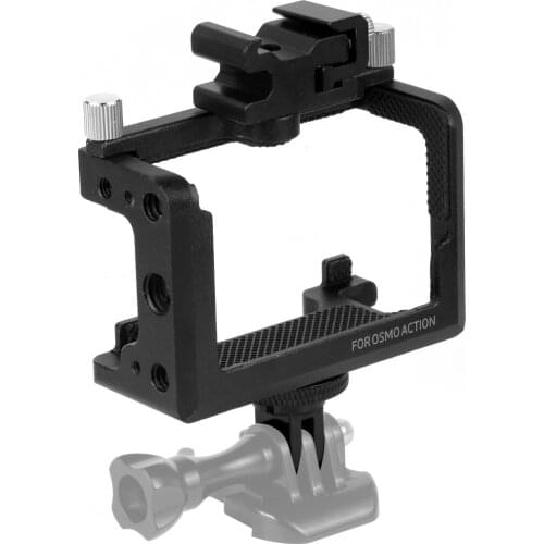 Aluminum Alloy Shell Protection Cover Expansion Protective Case Camera Cage for DJI for Osmo Action Sports Camera Accessories