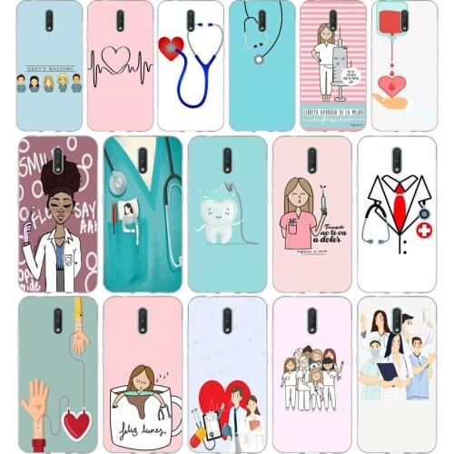 022Cartoon Medicine Nurse Doctor Dentist gift Soft Silicone Tpu Cover phone Case for Nokia 2.1 2.3 3 3.1 4.2 5 5.1 Plus 7.2 6 8