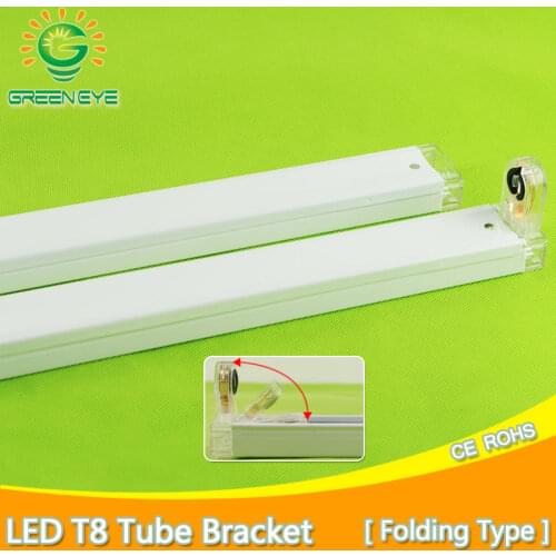1~10pcs LED T8 Tube Bracket For 2Ft 60cm 600mm Fluorescent Lamp Tube Light Fixtures /Support/Stent/Connection/Base/Holder/Socket