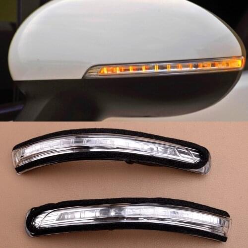 1 Pair Wing Side Mirror Turn Signal Light Indicator Fit for KIA RIO MK3 2011 2012 2013 2014 2015 2016 2017 876141W000 876241W000
