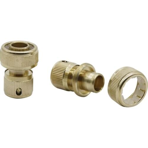 Brass 3/4 Inch Water Hose Connector for Water Gun Water Pipe for Garden Irrigation Watering Hose Pipe Fitting Adapter 1 Pc