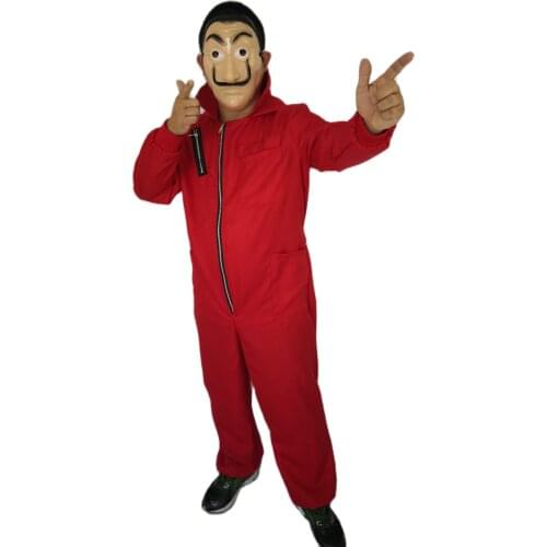 1pc Comedy Master La Casa De Papel Dali Mask Halloween Masquerade Cosplay Funny Accessories