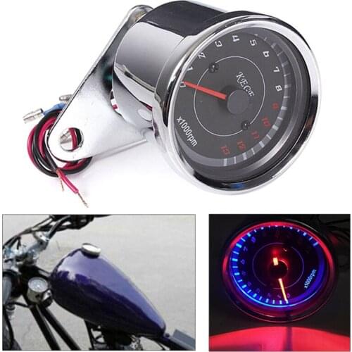 Motorcycle Instruments Motorcycle Speedometer Tachometer Odometer Rev Counter 0-13000 RPM 1pcs Motorcycles Tachometer