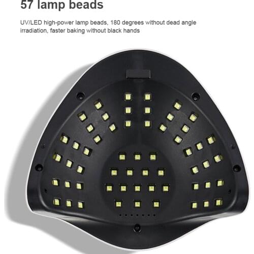 114/90W SUN X5 MAX UV LED Nail Dryer With LED Display 57/45Beads Nail Lamp For All Gel Cure Manicure Nail Machine Nail Art Tool