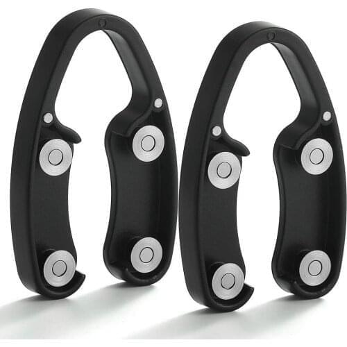 2pcs Stainless Blades Magnetic Wine Foil Cutter, Black Clean Cut Remove The Foil Every Single Time