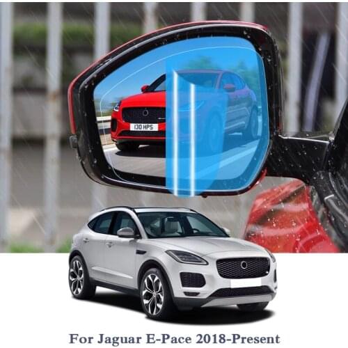 2pcs Anti Fog Car Window Clear Film Car Rearview Mirror Protective Film For Jaguar E-Pace 2018-Present Waterproof Car Sticker