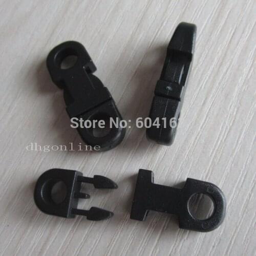 250 PCS 12mm x 28mm Side Release SAFETY Buckles for Paracord Lanyards Webbing Straps Plastic B18
