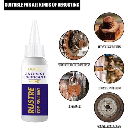 30ml Rust Remover Multi-Purpose Metal Chrom Surface Renovation Paint Car Maintenance Rust Converter Household Derusting Spray
