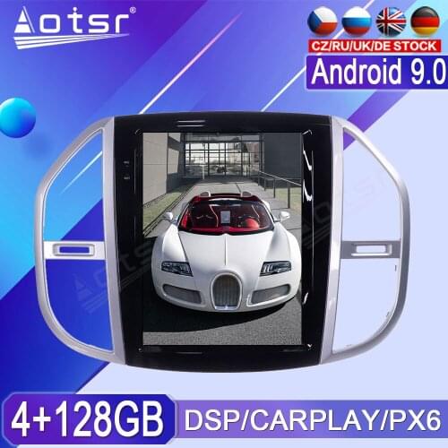 For Mercedes-Benz Vito 2016-2018 Car Multimedia Player Stereo Android Radio Tape Recorder Head Unit Tesla PX6 GPS Navi AutoAudio
