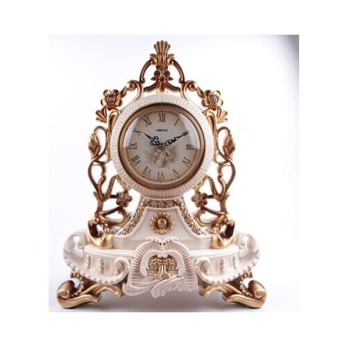 European clock table pendulum put large personality sitting clock Table top pendulum Crafts decoration Fine Sculpture
