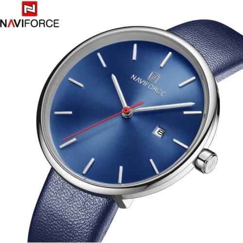 Naviforce Brand Leather Female Quartz Watches Womens Luxury Simple Casual Clock Ladies Wrist Watch Relogio Feminino Gift 2019