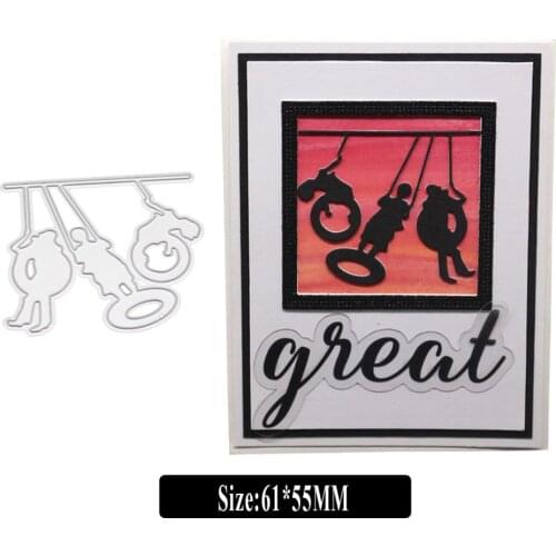 Background Cutting Dies for Card Making, URYKE Die Cuts Stencil Metal Pattern Template for DIY Embossing Scrapbooking New 2019