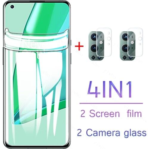 Hydrogel film + camera glass for one plus 9 pro screen protector one plus 9r oneplus 8 8t 8pro 9pro 9 rnord n10 n100 hidrogel