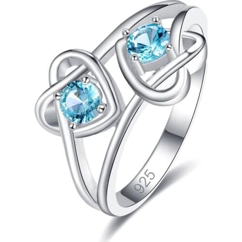 Jrose Exquisite Stone Party Rings For Women Size 6 7 8 9 Wedding Engagement Ring Fine Jewelry Free shipping