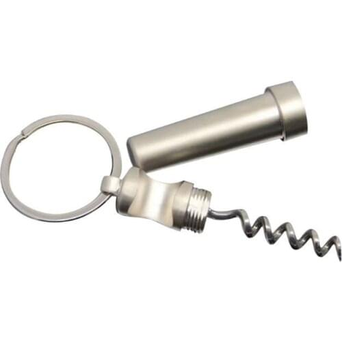 Multifunctional Zinc Alloy 3 In 1 Bottle Opener Keychain Outdoor Portable Mini Wine Beer Can Opener Keychain Jewelry
