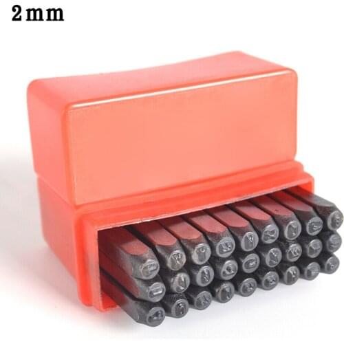 27pcs Letter Metal Punch Set Alphabet Marker Leather Steel Stamp Craft Tools Kit