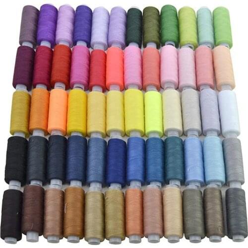 250Y 402 sewing threads Polyester cotton thread craft patch steering-wheel supplies Colorful 250 Yards machine embroidery thread