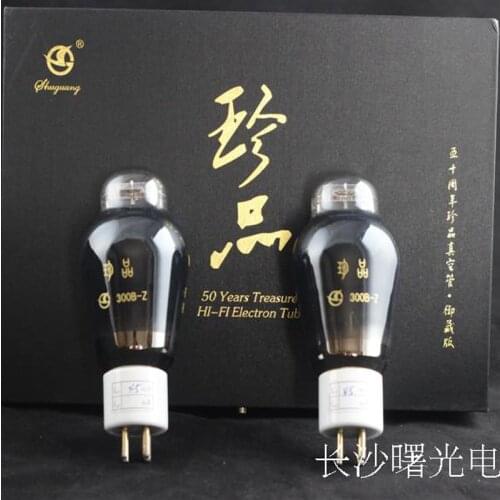 New 2pcs Shuguang Premium Treasure 300B-Z(300B-98,300BG,300B-T,WE300B)Matched Pair Amplifier HIFI Audio Vacuum Tubes Repalce JJ