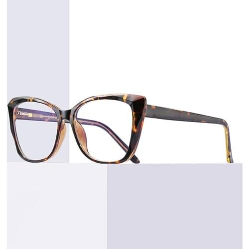 Plastic Frame Glasses Full Rim Eyewear New Arrival Fashion Anti-Blue Ray Women Style Optical Spectacles Hot Selling