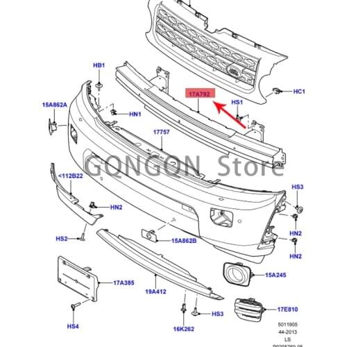 CAR front bumper inner iron 2010-2021lan dro ve rdi sco ver y4r ang ero ver spo rt anti-collision beam reinforcement, front bump