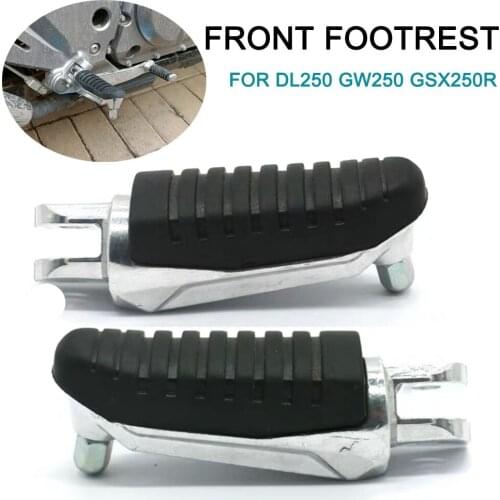 Front Pedal bracket Footrest Footrest Foot Pegs For Suzuki DL250 GW250 GSX250R