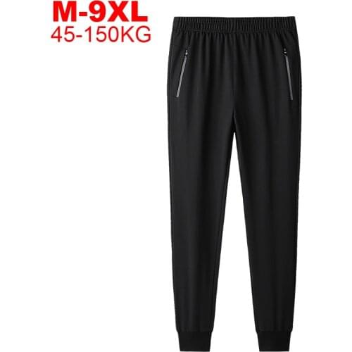 Oversized Sweatpants Men Plus Size 7xl 8xl 9xl Joggers Hip Hop Mens Trackpants Jogger Streetwear Cotton Stretched Mens Trousers