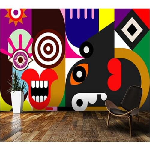 Custom 3D retro wallpaper, Women Abstract used in the living room bedroom TV background wall waterproof papel de parede