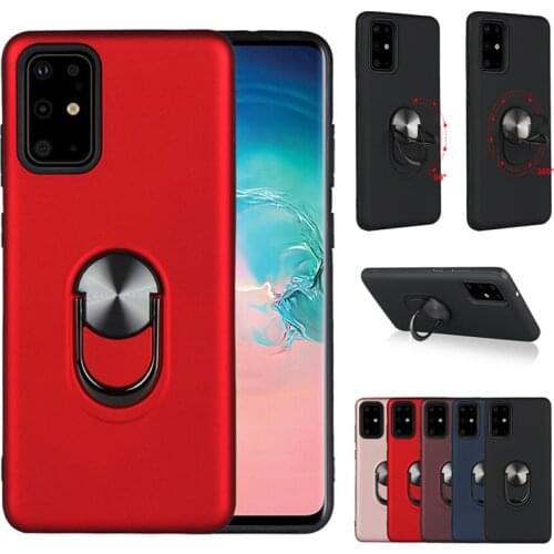 For Samsung Galaxy S20 S20 Plus S20 Ultra Case Shockproof Armor Car Magnetic Ring Holder Phone Back Cover For Samsung S20 FE 5G