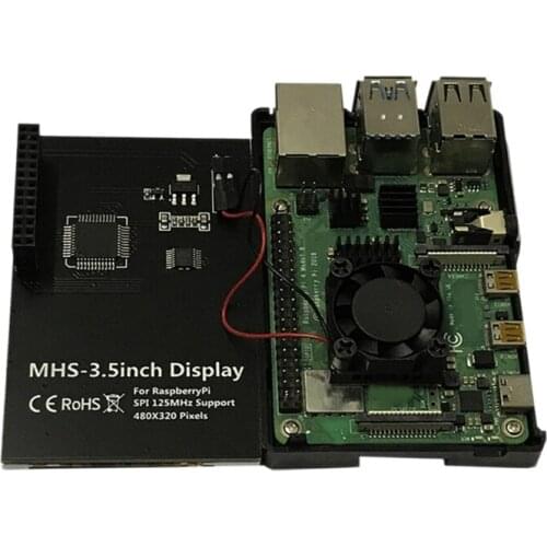 B85B Raspberry Pi 4 Touchscreen, 4 inch 60+fps 800x480 Resolution Raspberry Pi